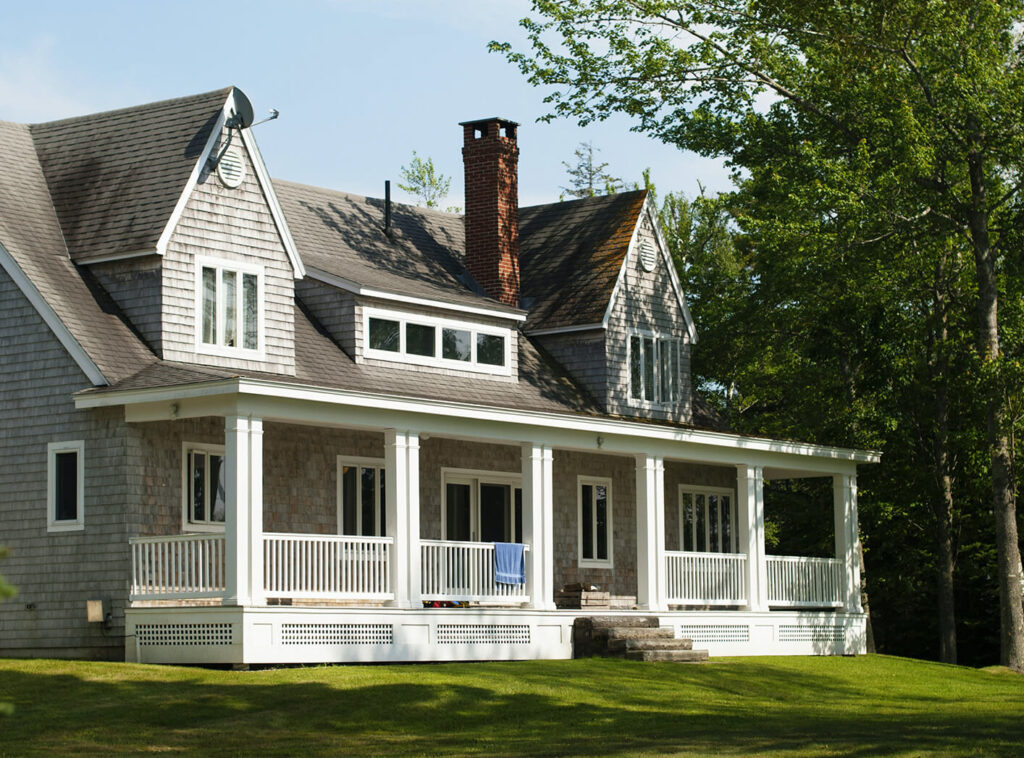 house with large front porch