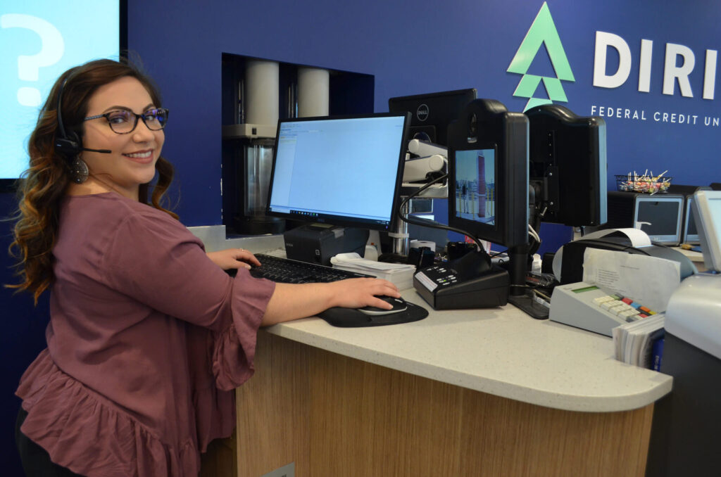 dirigo employee smiling