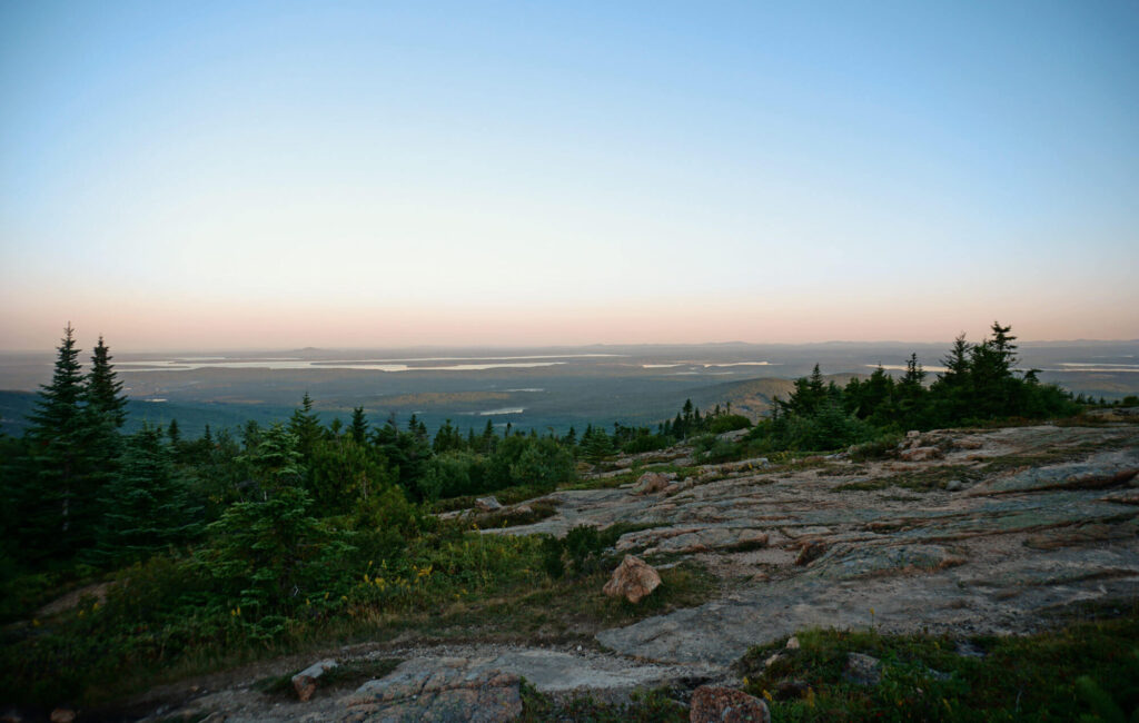 view from the top of a mountain